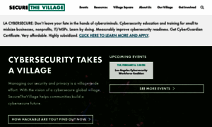 Securethevillage.org thumbnail