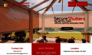 Securewindowrollershutters.com.au thumbnail