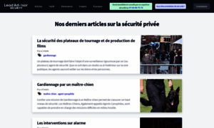 Securite.leadadvisor.fr thumbnail