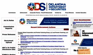 Securities.ok.gov thumbnail