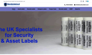 Security-label.co.uk thumbnail