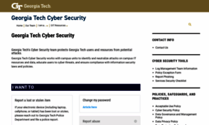 Security.gatech.edu thumbnail