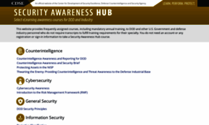 Securityawareness.usalearning.gov thumbnail