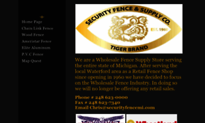 Securityfencemi.com thumbnail