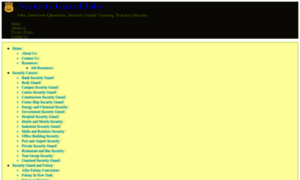 Securityguardjob.net thumbnail