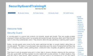 Securityguardtrainingx.com thumbnail