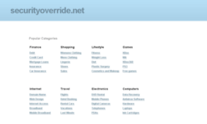 Securityoverride.net thumbnail