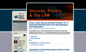 Securityprivacyandthelaw.com thumbnail