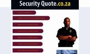 Securityquote.co.za thumbnail