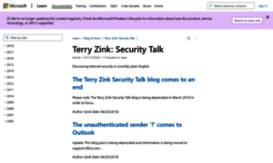 Securitytalk.terryzink.com thumbnail