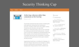 Securitythinkingcap.com thumbnail