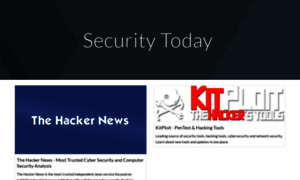 Securitytoday.org thumbnail