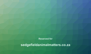 Sedgefieldanimalmatters.co.za thumbnail