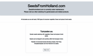 Seedsfromholland.com thumbnail