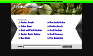 Seedsonline.com thumbnail