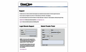 Seegeesupport.com thumbnail
