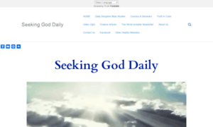 Seekinggoddaily.com thumbnail