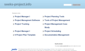 Seeks-project.info thumbnail