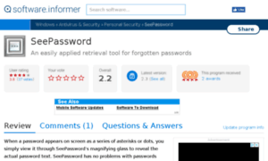 Seepassword.software.informer.com thumbnail