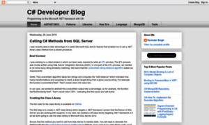 Seesharpdeveloper.blogspot.com thumbnail