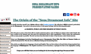 Sega-dreamcast-info-games-preservation.com thumbnail