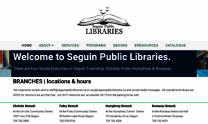 Seguinpubliclibraries.ca thumbnail