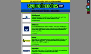 Segurodecoches.com thumbnail