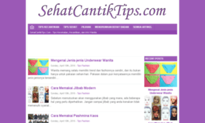 Sehatcantiktips.com thumbnail