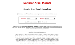 Sehirlerarasimesafe.org thumbnail