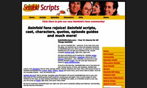 Seinfeldscripts.com thumbnail
