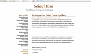 Selagibisa.blogg.org thumbnail