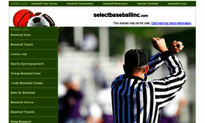 Selectbaseballinc.com thumbnail