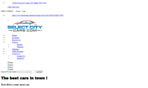 Selectcitycars.com thumbnail