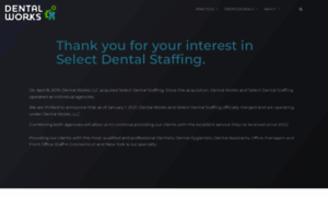 Selectdentalstaffing.com thumbnail