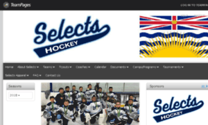 Selectshockeybc.teampages.com thumbnail