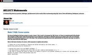 Selectstatements.blogspot.com thumbnail