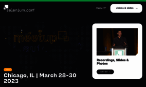 Seleniumconf.org thumbnail