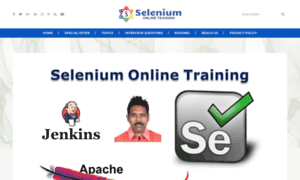 Seleniumonlinetraining.com thumbnail