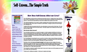 Self-esteem-the-simple-truth.com thumbnail