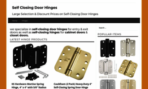 Selfclosingdoorhinge.com thumbnail