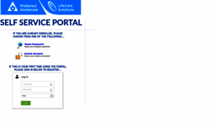 Selfservice.preferredhomecare.com thumbnail