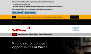 Sell2wales.gov.wales thumbnail