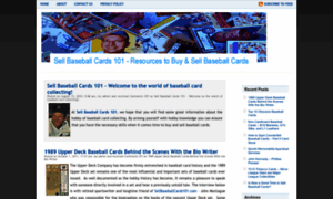 Sellbaseballcards101.com thumbnail