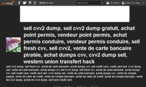 Sellcvvdump.over-blog.com thumbnail