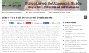 Sellsettlementstructured.com thumbnail