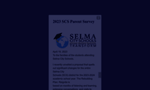 Selmacityschools.org thumbnail