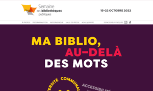 Semainedesbibliotheques.ca thumbnail