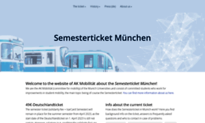 Semesterticket-muenchen.de thumbnail