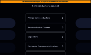Semiconductorjapan.net thumbnail