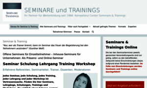 Seminaretrainings.de thumbnail